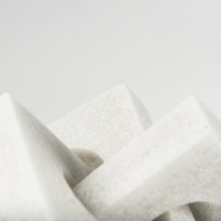 Linx Elegant Granite-Look Resin Sculpture for Stylish Home Decor and Tactile Visual Interest