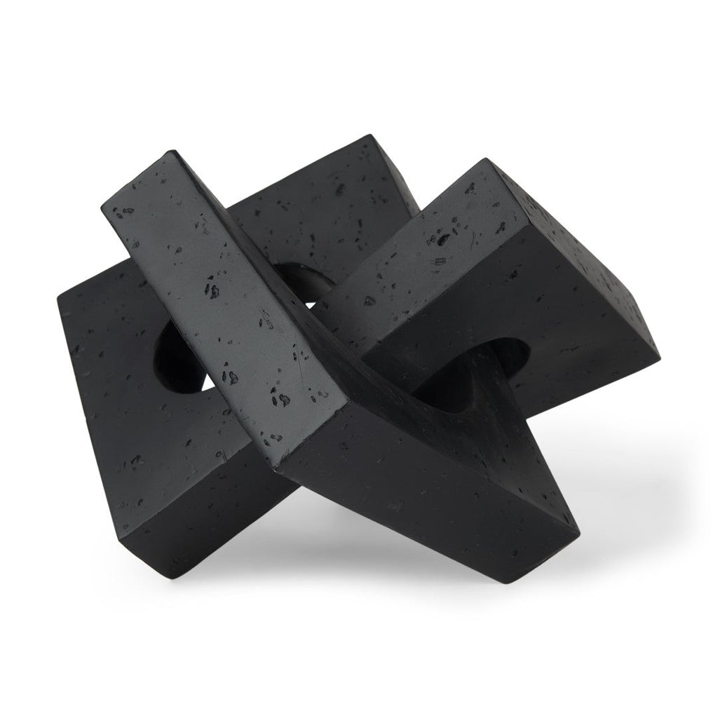 Linx Decorative Sculpture - Modern Abstract Object to Elevate Your Home Decor with Sophisticated Style