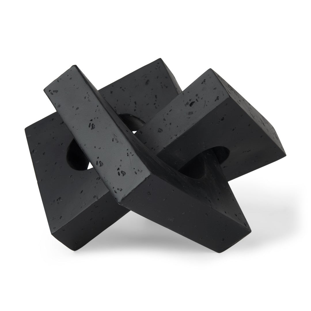 Linx Decorative Sculpture - Modern Abstract Object to Elevate Your Home Decor with Sophisticated Style