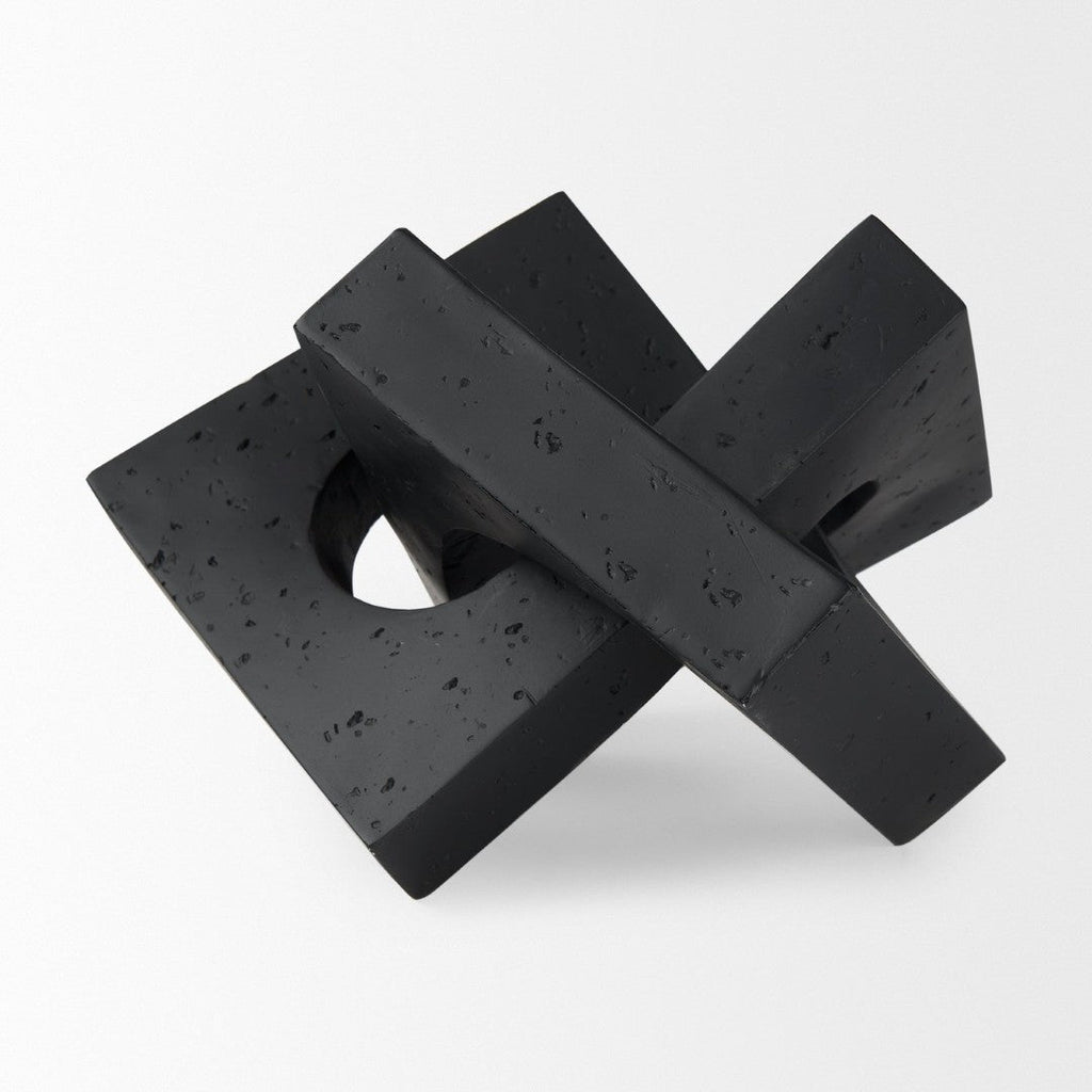Linx Decorative Sculpture - Modern Abstract Object to Elevate Your Home Decor with Sophisticated Style