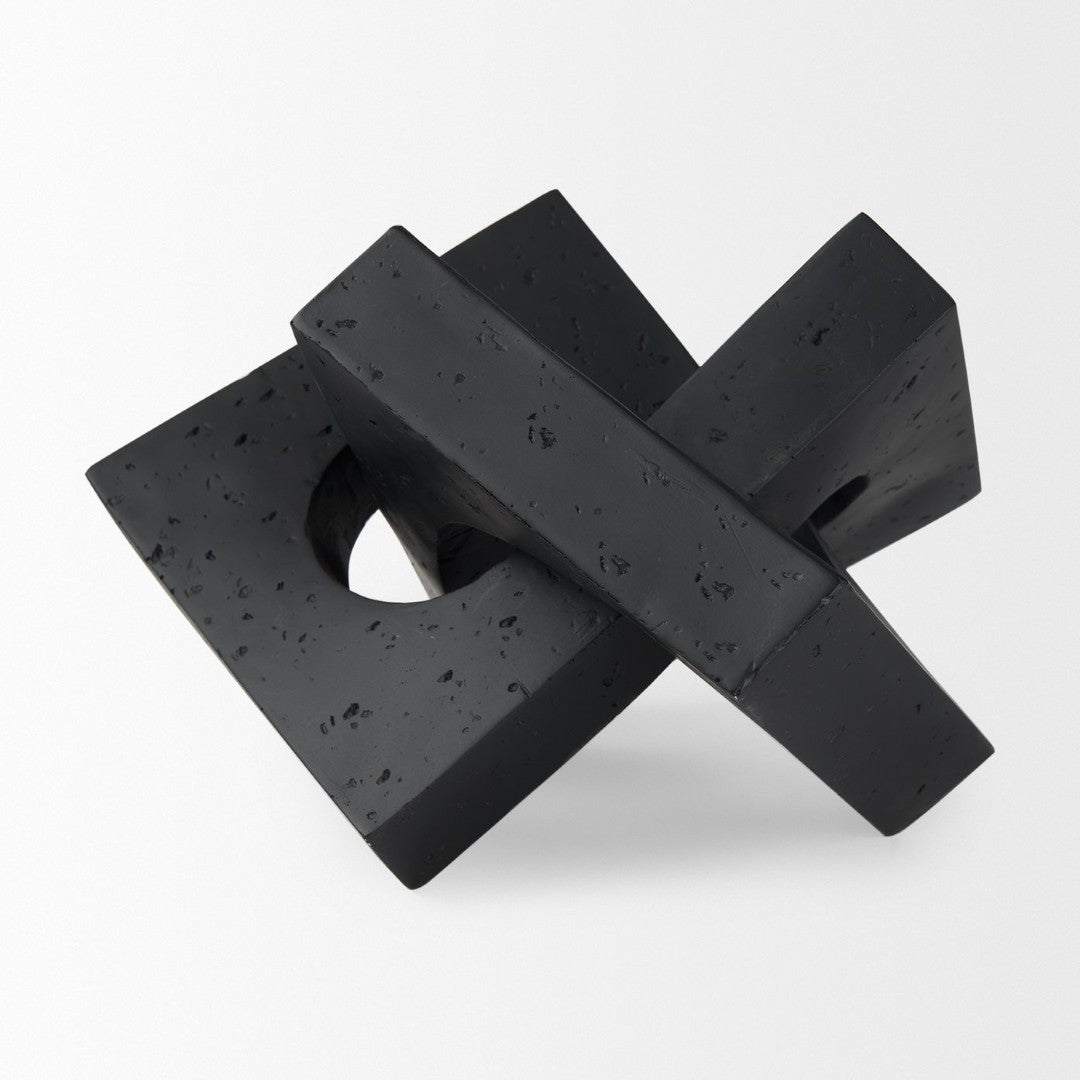 Linx Decorative Sculpture - Modern Abstract Object to Elevate Your Home Decor with Sophisticated Style