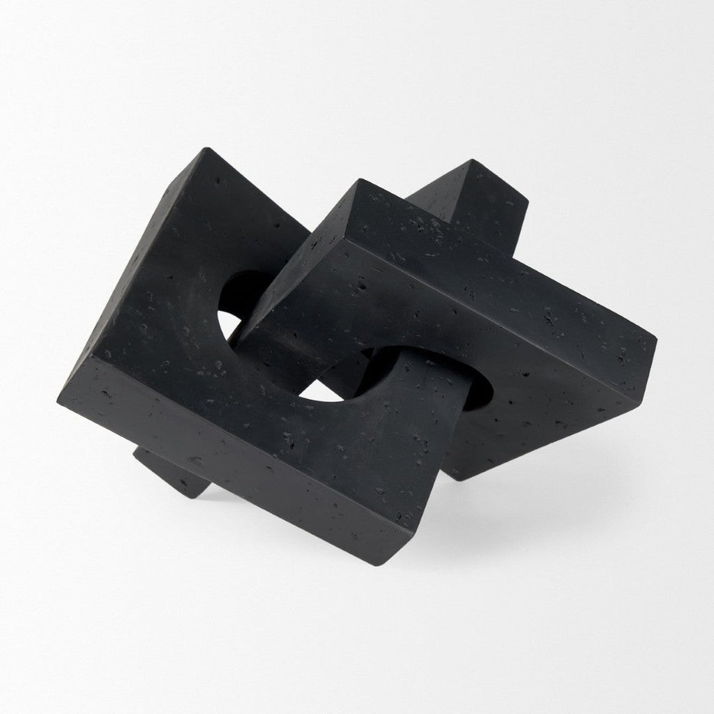 Linx Decorative Sculpture - Modern Abstract Object to Elevate Your Home Decor with Sophisticated Style