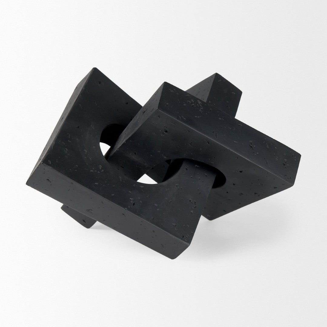 Linx Decorative Sculpture - Modern Abstract Object to Elevate Your Home Decor with Sophisticated Style