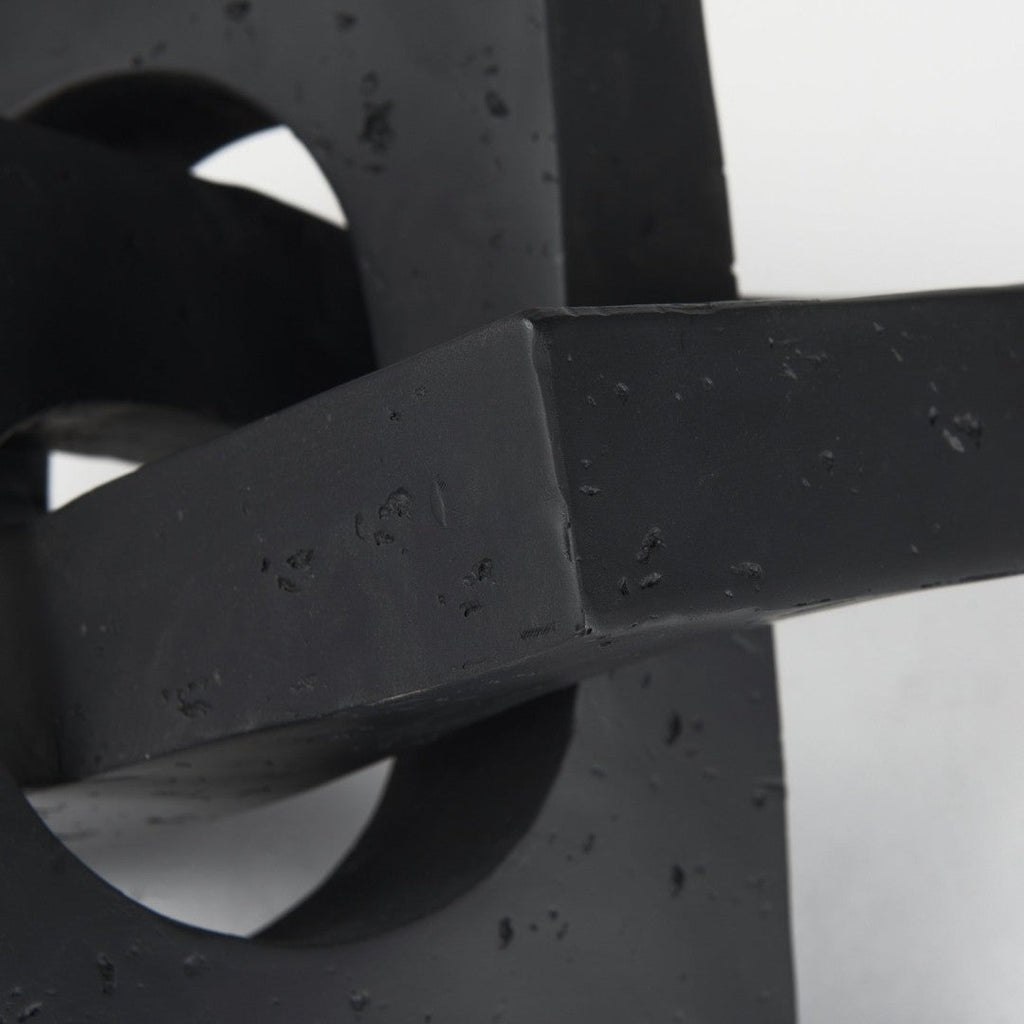 Linx Decorative Sculpture - Modern Abstract Object to Elevate Your Home Decor with Sophisticated Style
