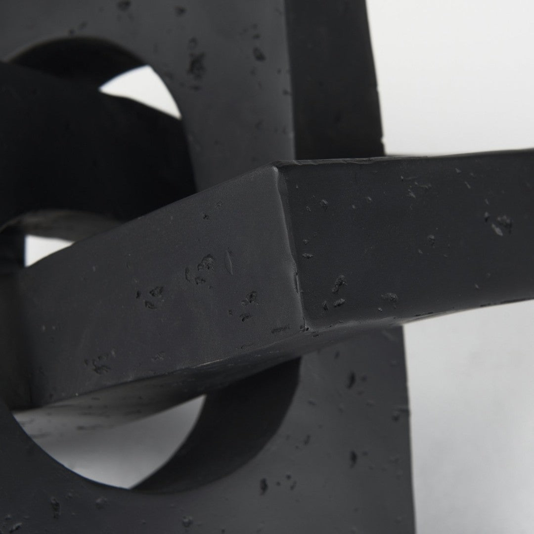 Linx Decorative Sculpture - Modern Abstract Object to Elevate Your Home Decor with Sophisticated Style