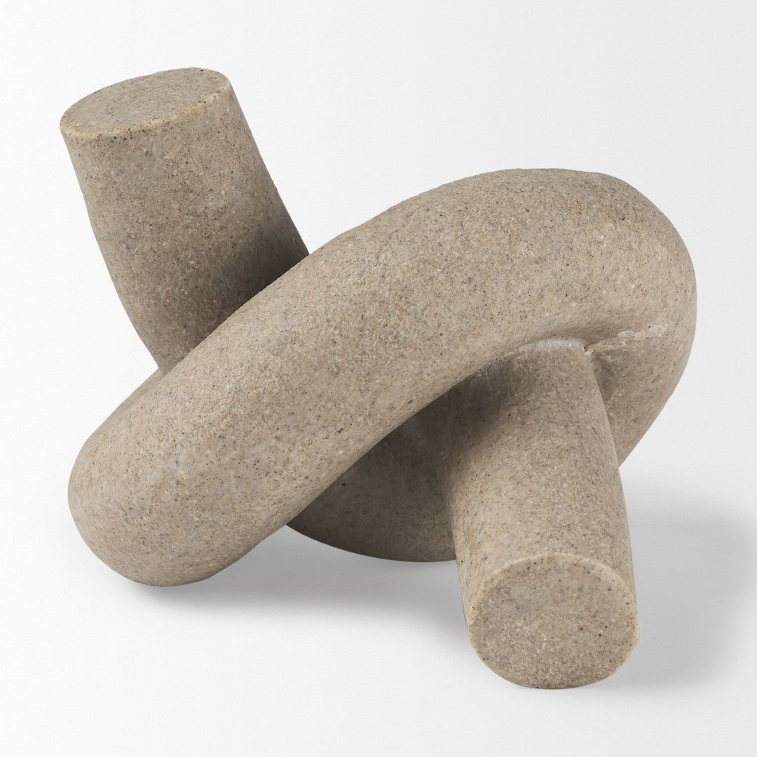 Otto Modern Knot Sculpture - Stylish Decorative Object for Contemporary Home Decor and Staging