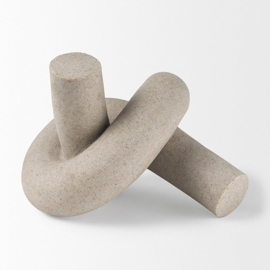 Otto Modern Knot Sculpture - Stylish Decorative Object for Contemporary Home Decor and Staging