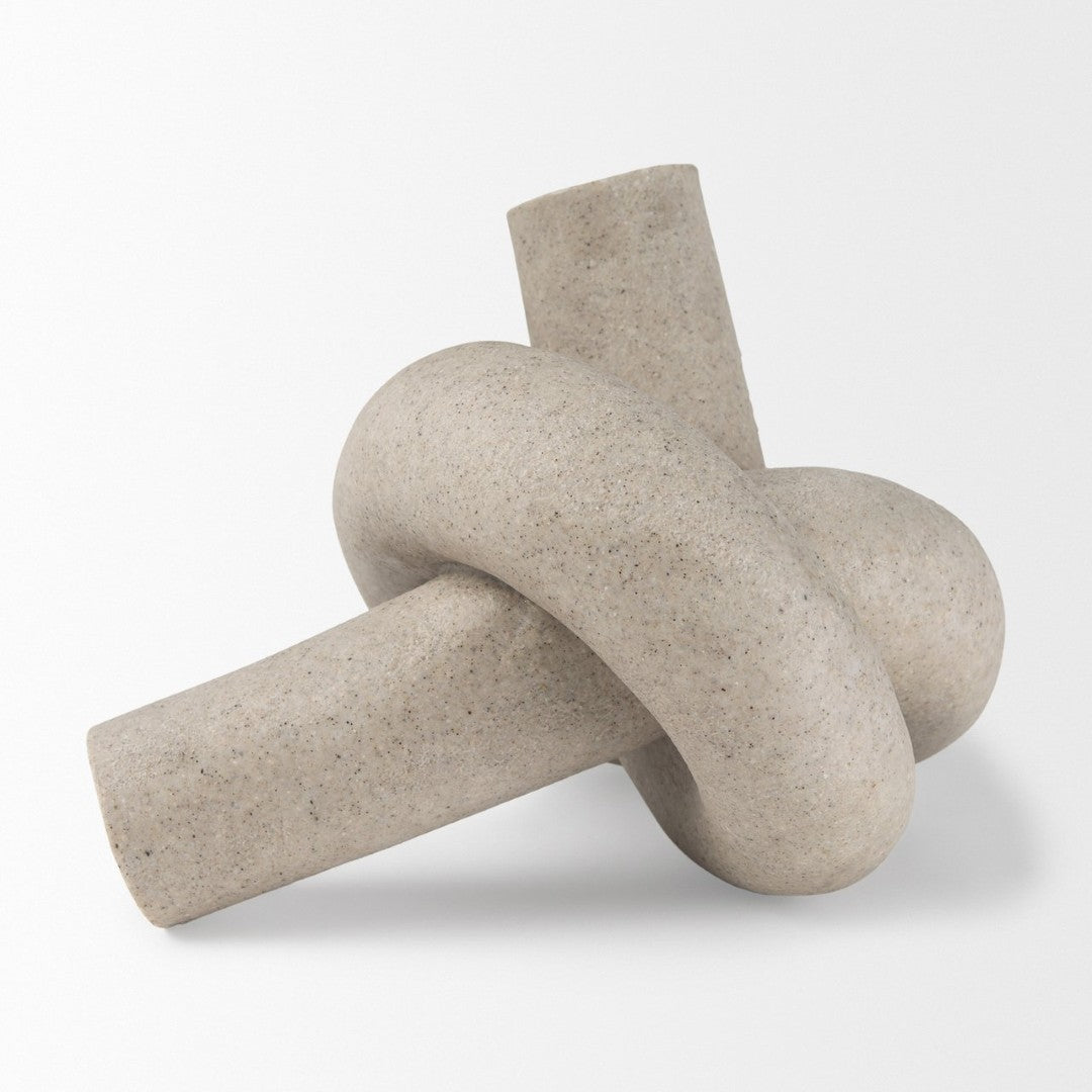 Otto Modern Knot Sculpture - Stylish Decorative Object for Contemporary Home Decor and Staging