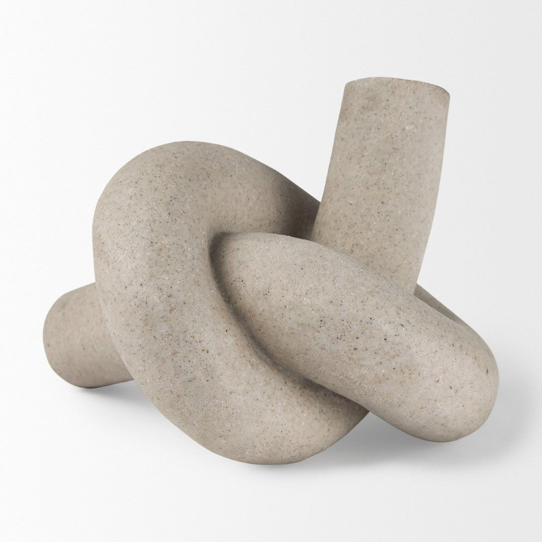 Otto Modern Knot Sculpture - Stylish Decorative Object for Contemporary Home Decor and Staging