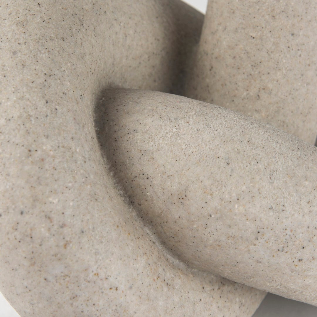 Otto Modern Knot Sculpture - Stylish Decorative Object for Contemporary Home Decor and Staging