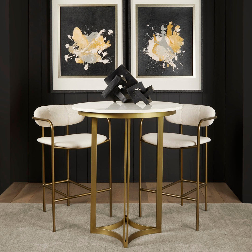 Linx Decorative Sculpture - Modern Abstract Object to Elevate Your Home Decor with Sophisticated Style