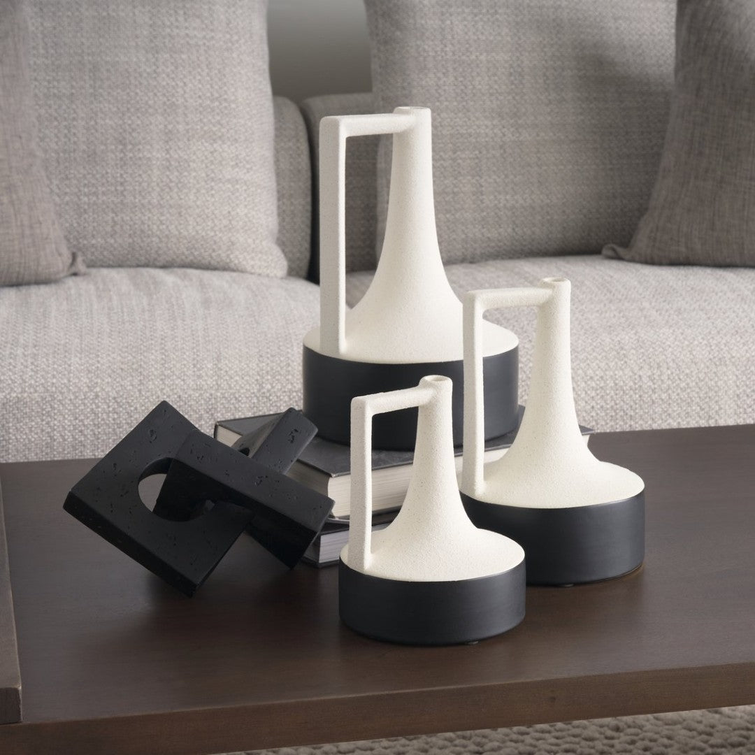 Linx Decorative Sculpture - Modern Abstract Object to Elevate Your Home Decor with Sophisticated Style