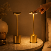 Cordless Metal Touch Table Lamp